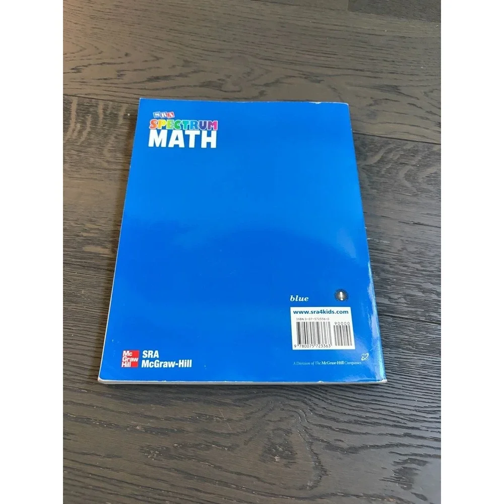 SRA Spectrum Math Blue Fifth Edition Textbook - Picture 3 of 4